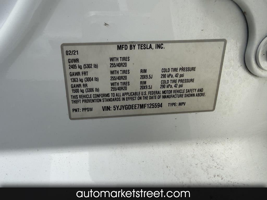 2021 Tesla Model Y LONG RANGE AWD