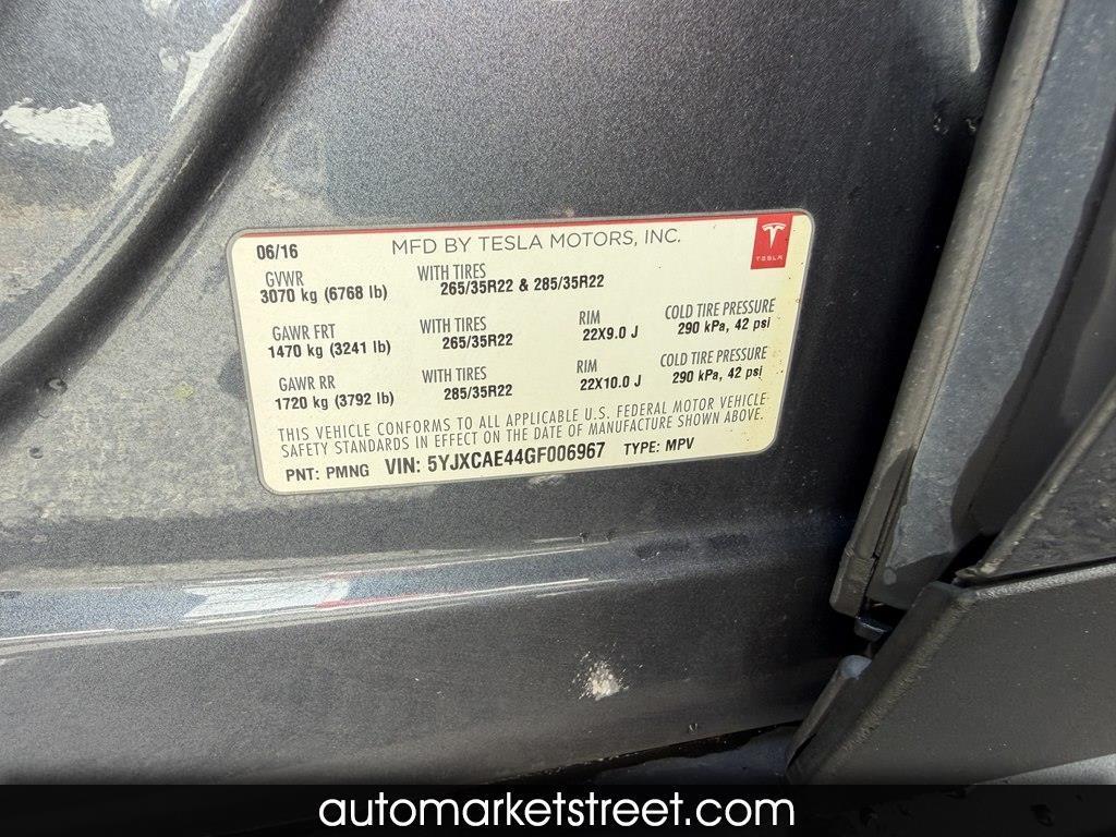 2016 Tesla Model X P90D FREE SUPERCHARGER