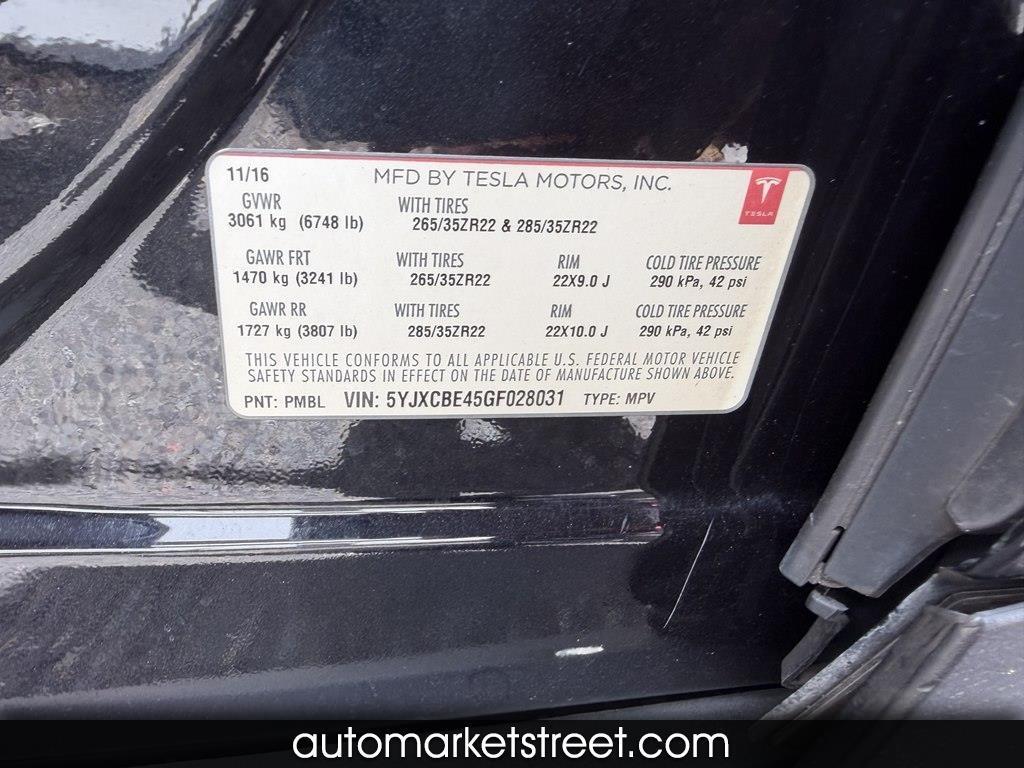 2016 Tesla Model X P100D FREE FSD SIGNATURE