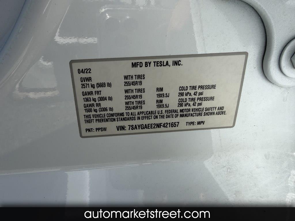 2022 Tesla Model Y LONG RANGE 3RD ROW
