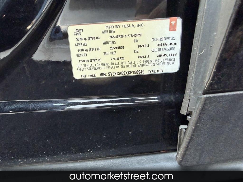 2019 Tesla Model X 100D
