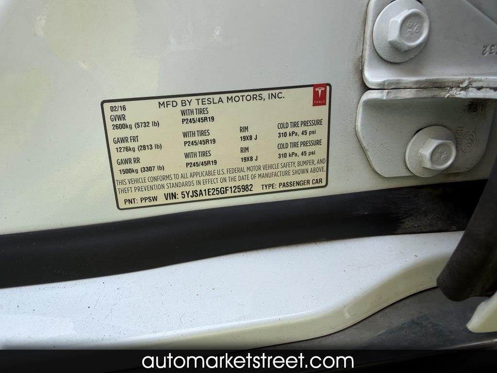 2016 Tesla Model S 75DFREE SUPERCHARGING AWD