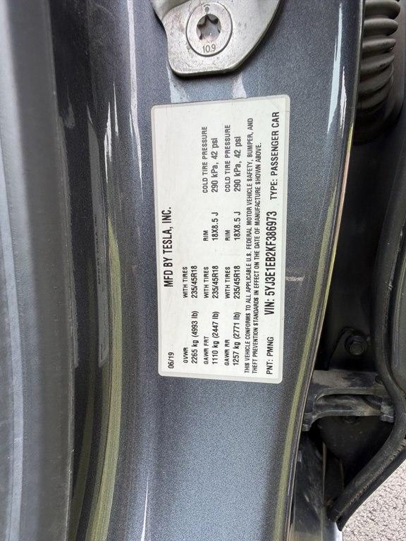 2019 Tesla Model 3 LONG RANGE AWD