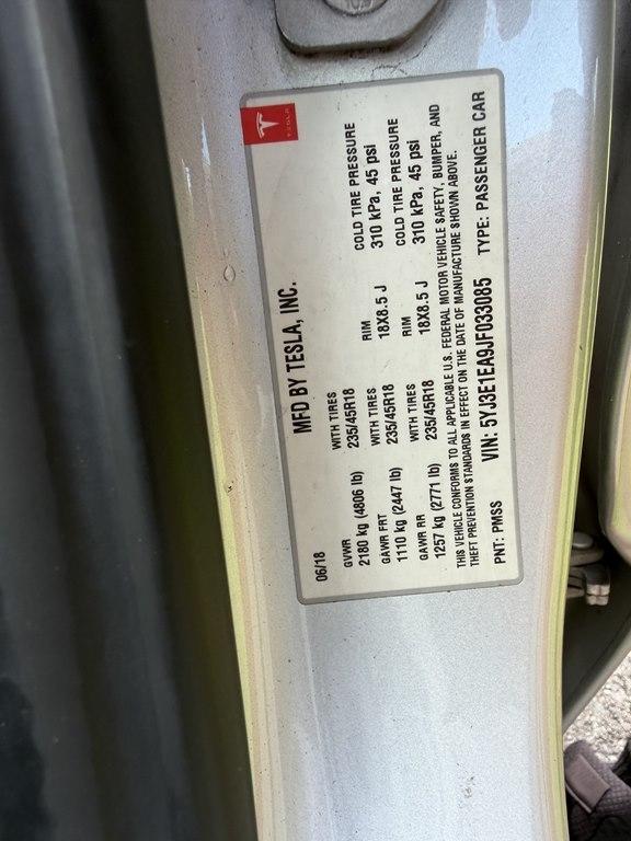 2018 Tesla Model 3 LONG RANGE
