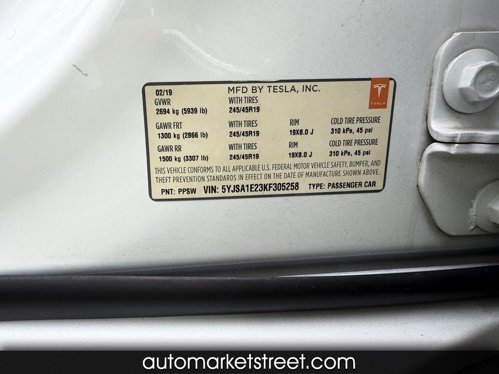 2019 Tesla Model S 100D TESLA WARRANTY