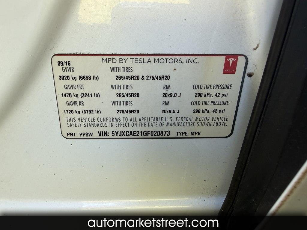 2016 Tesla Model X 90D