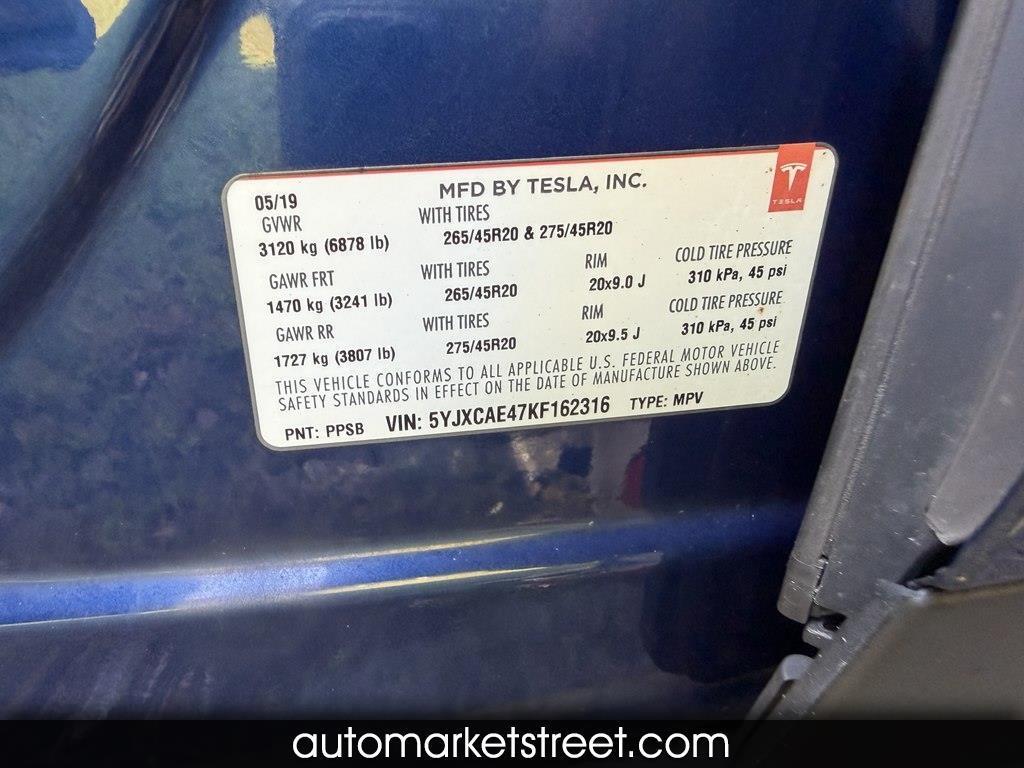 2019 Tesla Model X PERFORMANCE