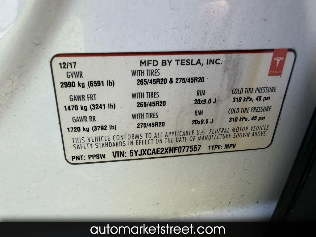 2017 Tesla Model X 75D