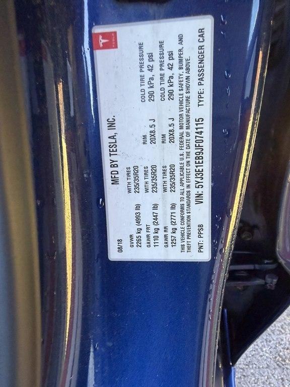2018 Tesla Model 3 PERFORMANCE