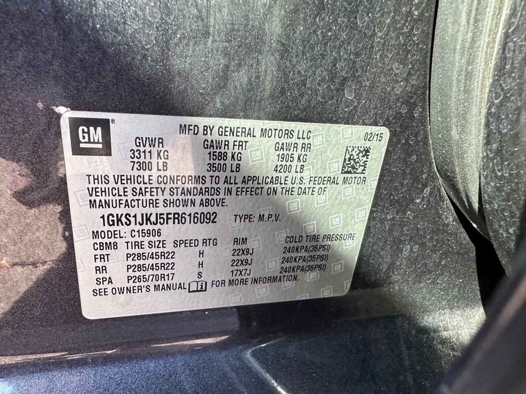 GMC Yukon XL 2WD 4dr Denali 2015