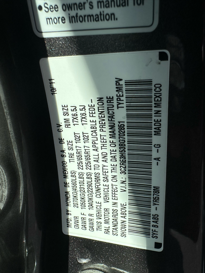 Honda CR-V 2WD 5dr EX 2011