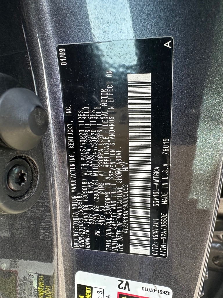 Toyota Venza 4dr Wgn V6 FWD (Natl) 2009