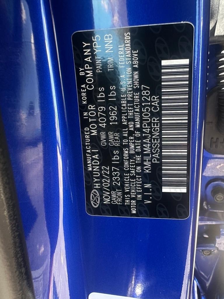 Hyundai Elantra Hybrid Blue DCT 2023