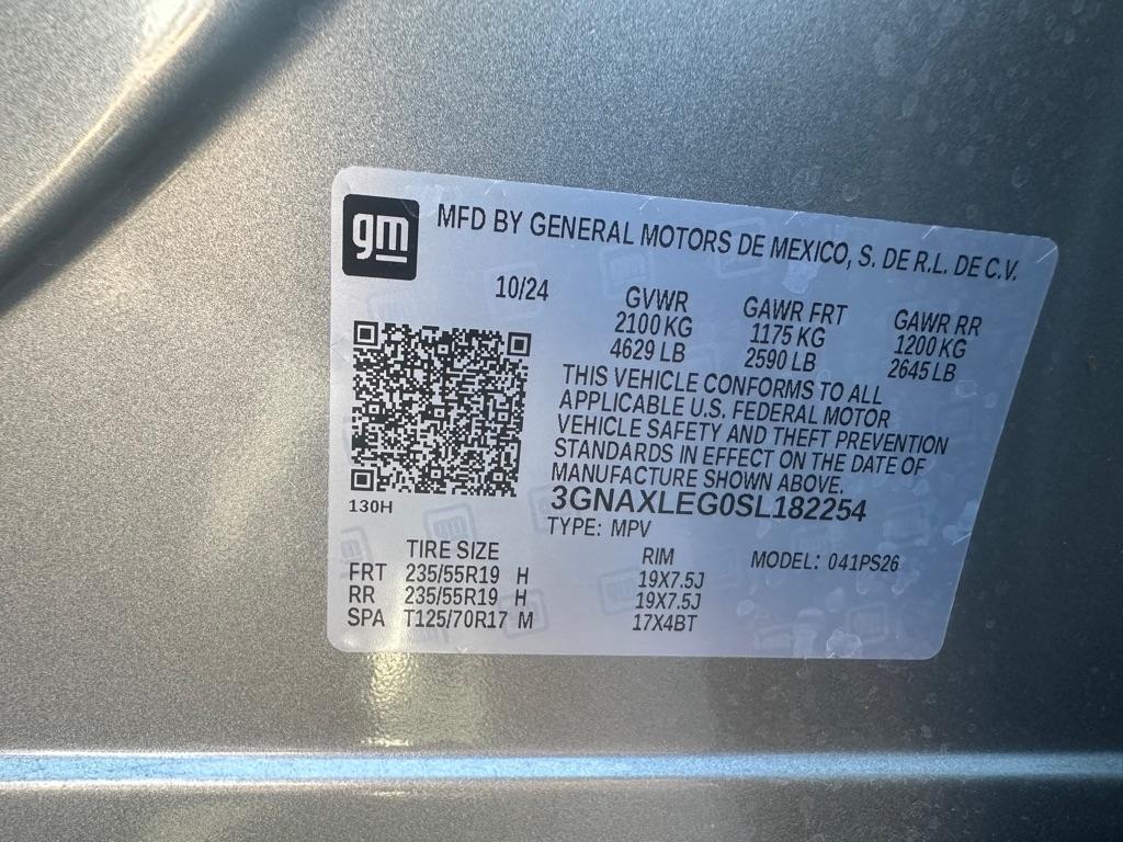 Chevrolet Equinox FWD 4dr RS w/1RS 2025