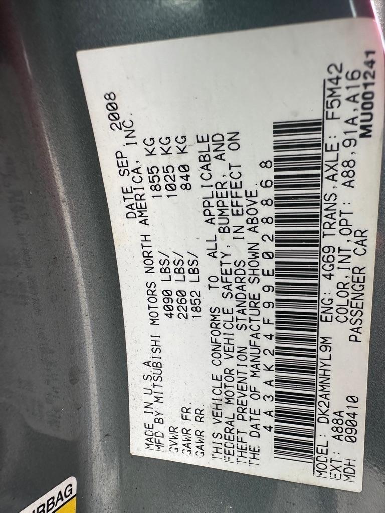Mitsubishi Eclipse 3dr Cpe Man GS 2009