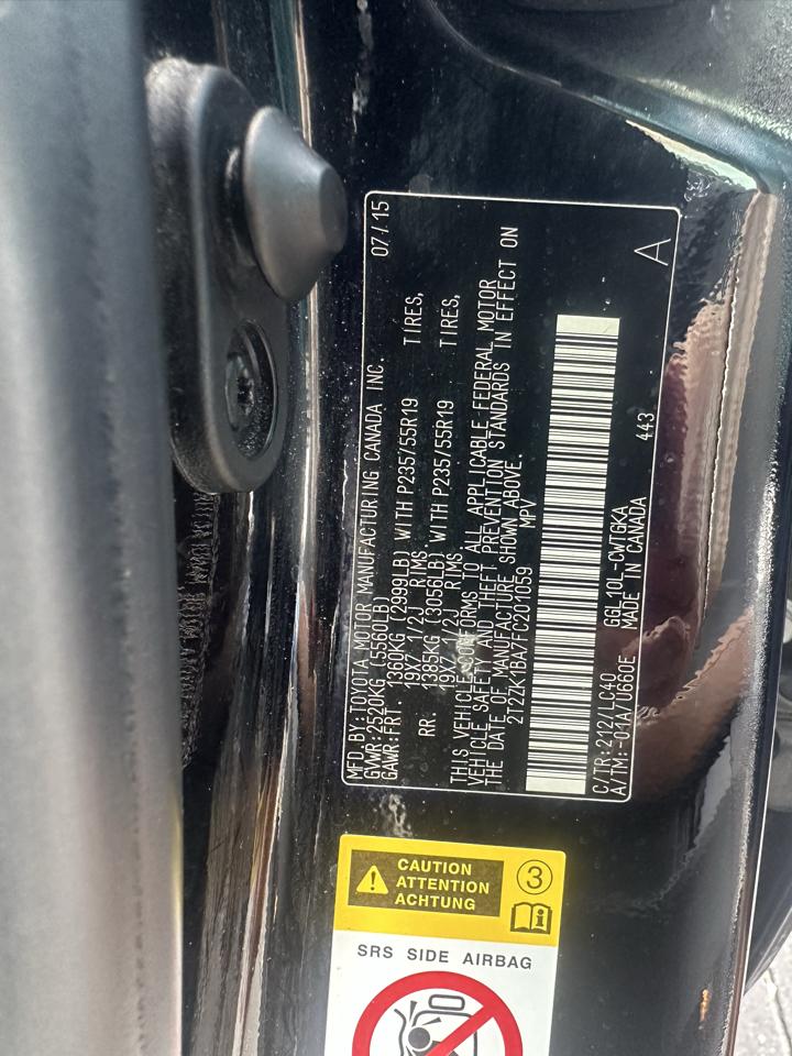 Lexus RX 350 FWD 4dr 2015