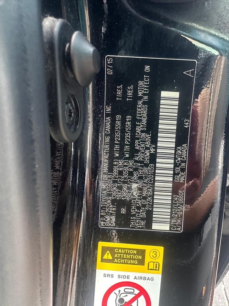 Lexus RX 350 FWD 4dr 2015
