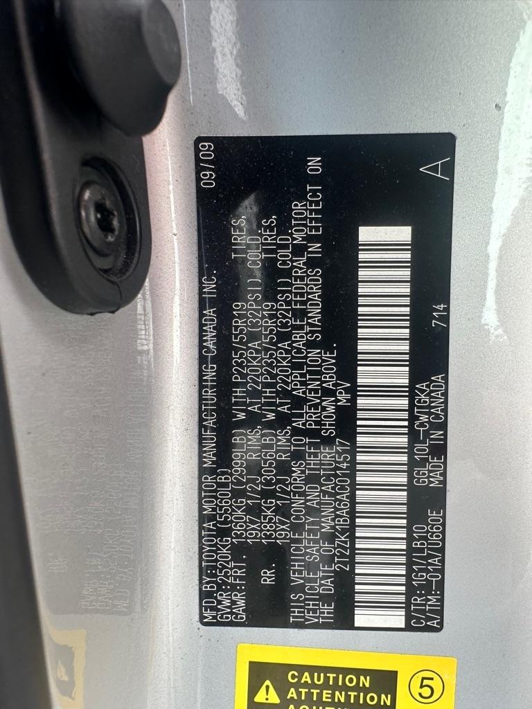 Lexus RX 350 FWD 4dr 2010