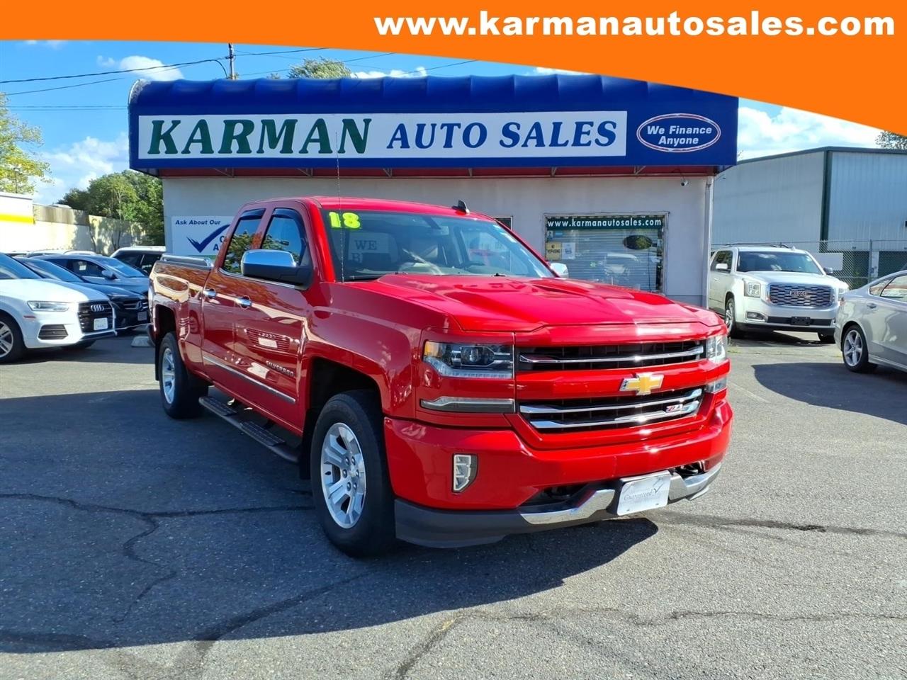 2018 Chevrolet Silverado 1500 4WD Double Cab 143.5" LTZ w/2LZ