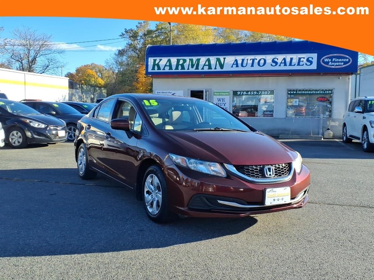 Honda Civic 4dr CVT LX 2015
