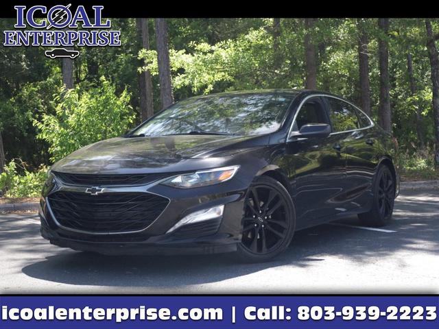 Black 2020 Chevrolet Malibu LT FWD Sedan Front-Wheel Drive Automatic