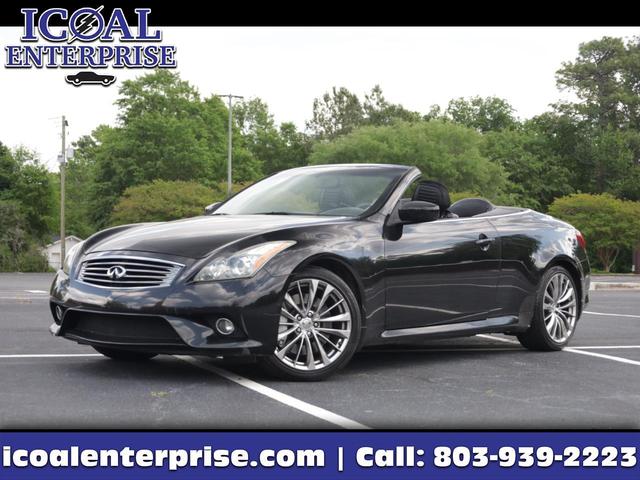 Black 2012 INFINITI G37 Convertible RWD Convertible Rear-Wheel Drive Automatic