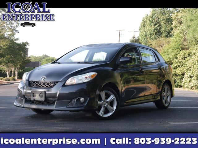 Black 2009 Toyota Matrix S FWD Hatchback Front-Wheel Drive Automatic