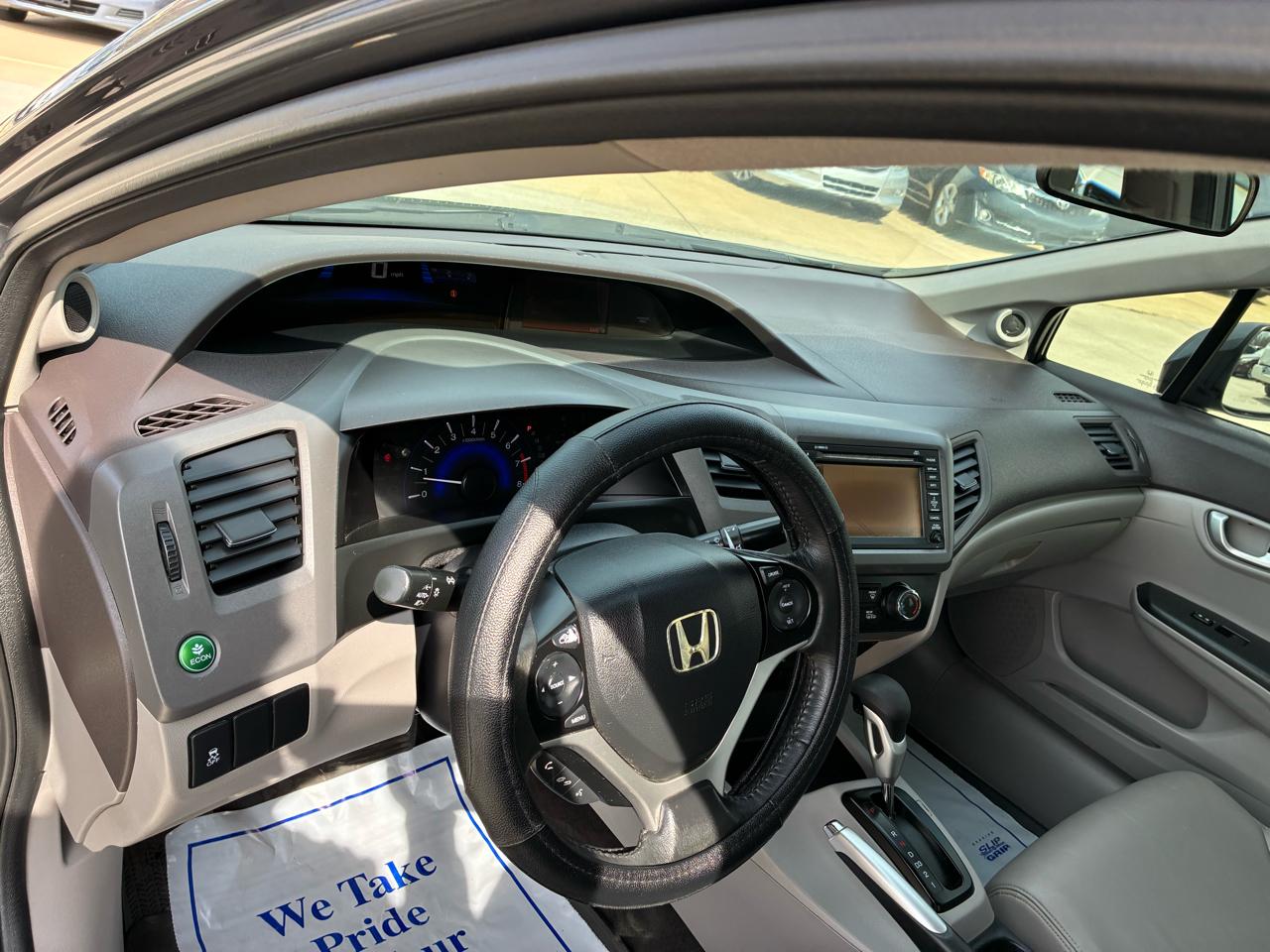 Honda Civic EX-L 4D Sedan w/Nav 2012