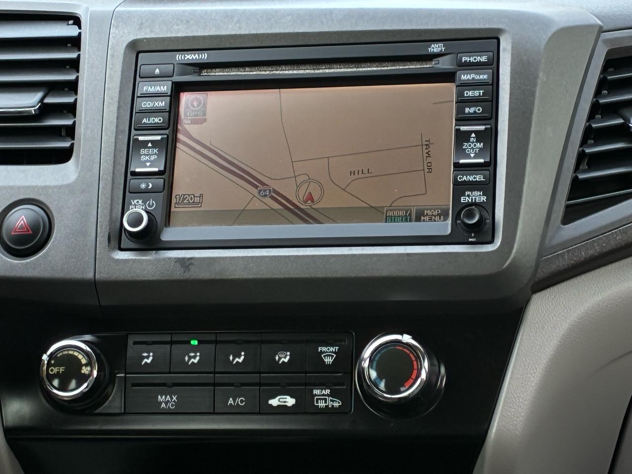 Honda Civic EX-L 4D Sedan w/Nav 2012