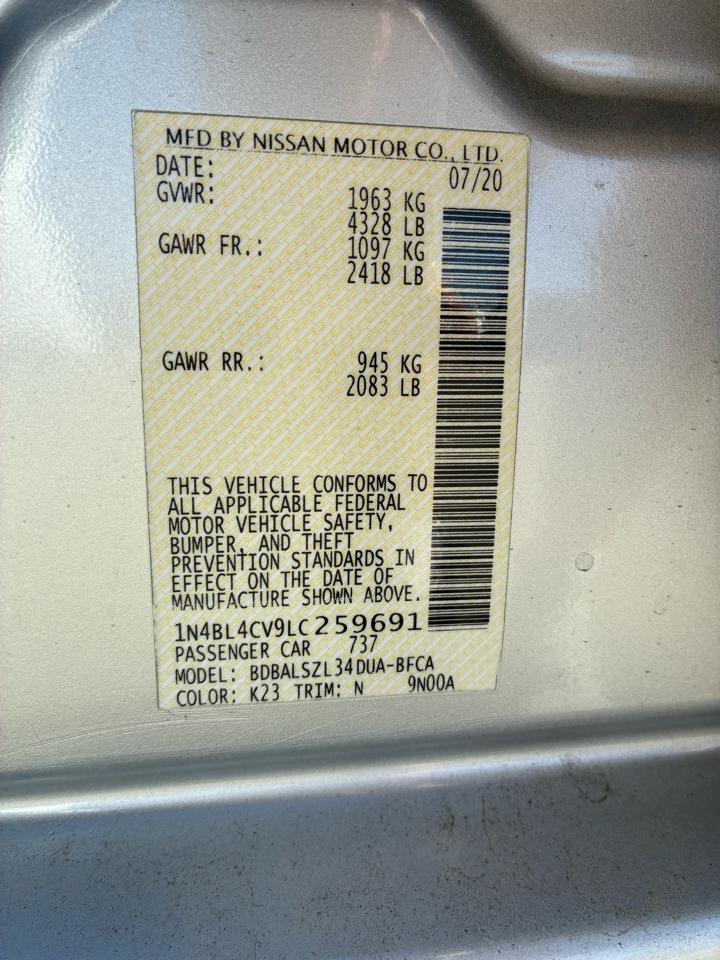 Nissan Altima 2.5 SR 2020