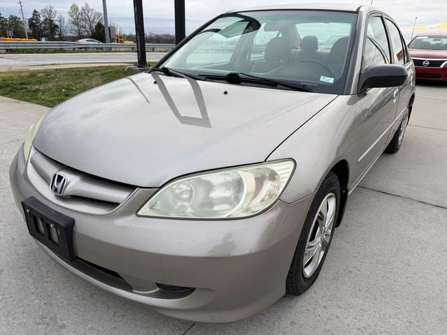 Gold 2004 Honda Civic LX Sedan Front-Wheel Drive Automatic