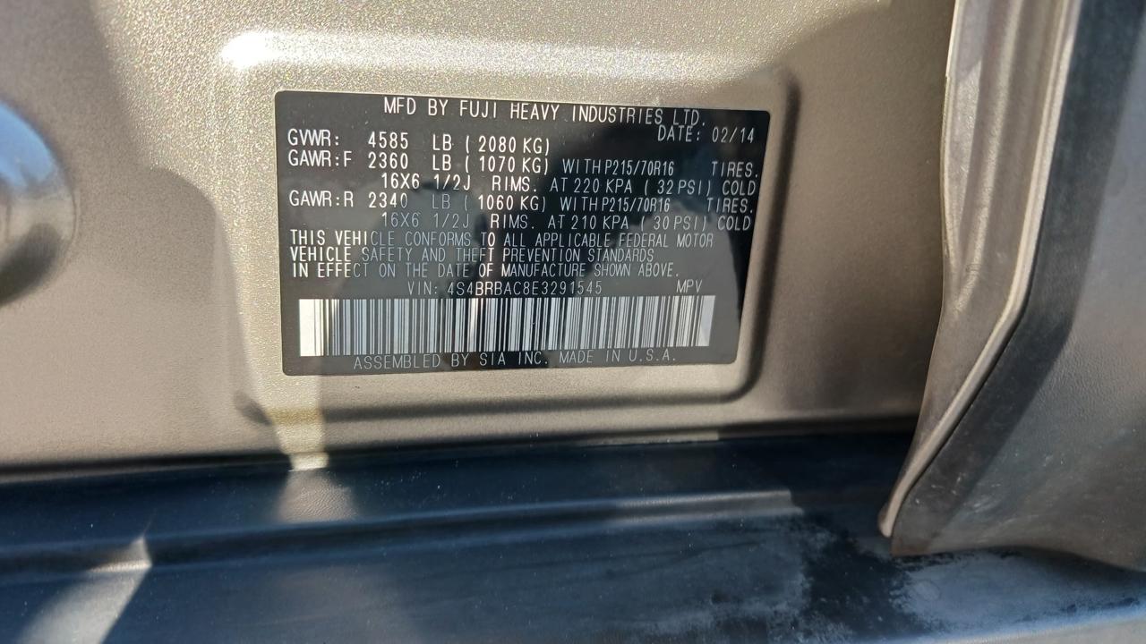 Subaru Outback 2.5i 2014