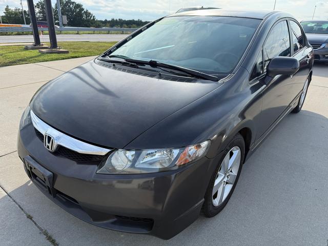 Gray 2010 Honda Civic Sedan Front-Wheel Drive Automatic