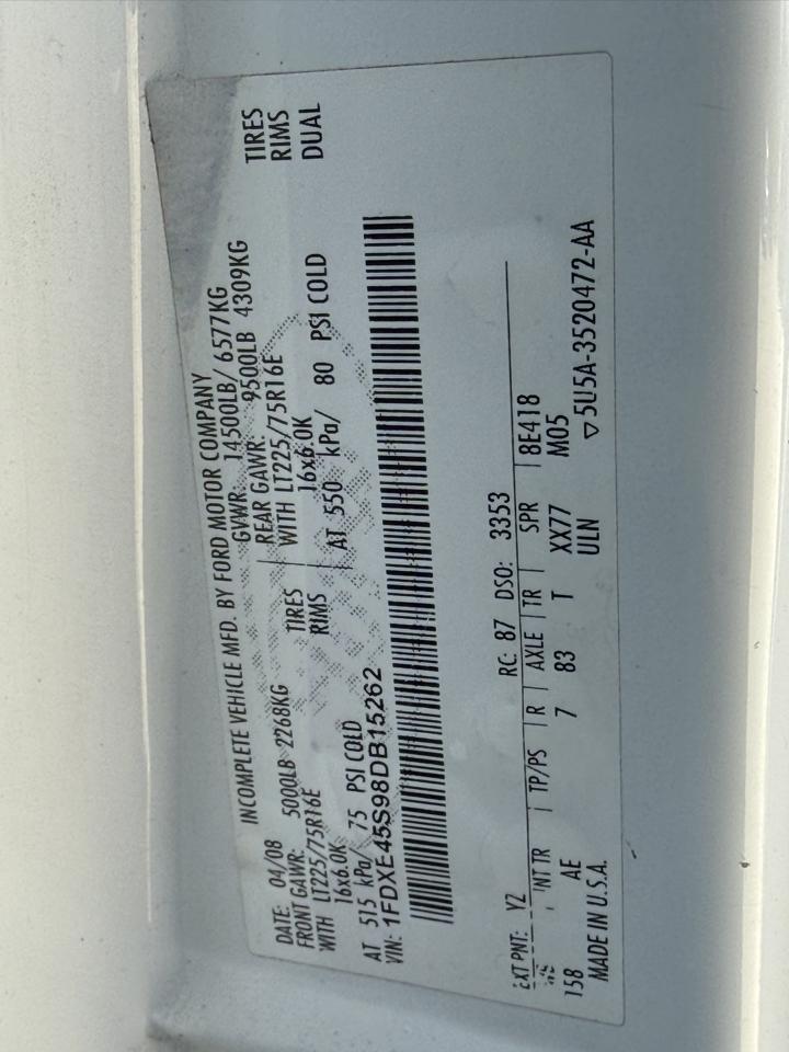 Ford Econoline E-450 2008