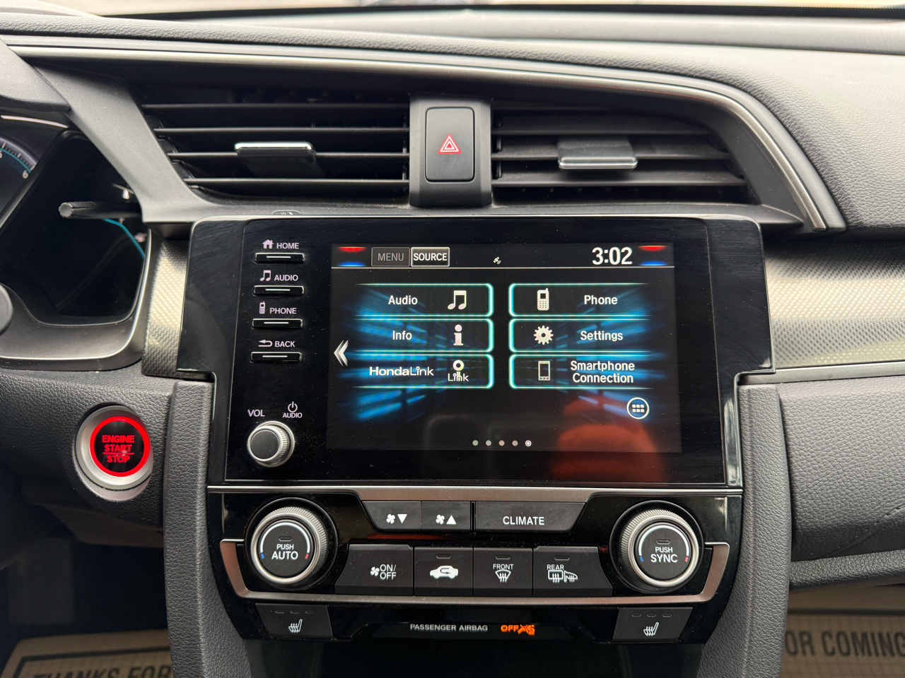 Honda Civic Hatchback Sport CVT 2019