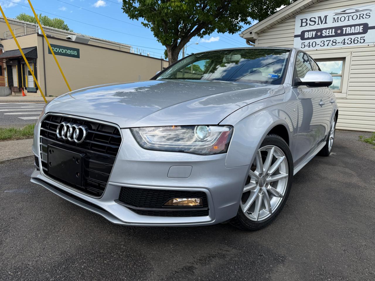 2015 Audi A4 2.0 T Sedan FrontTrak Multitronic