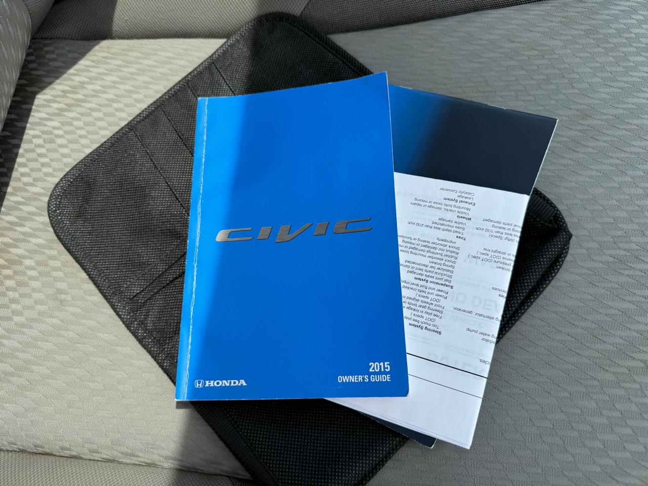 Honda Civic EX Coupe CVT 2015