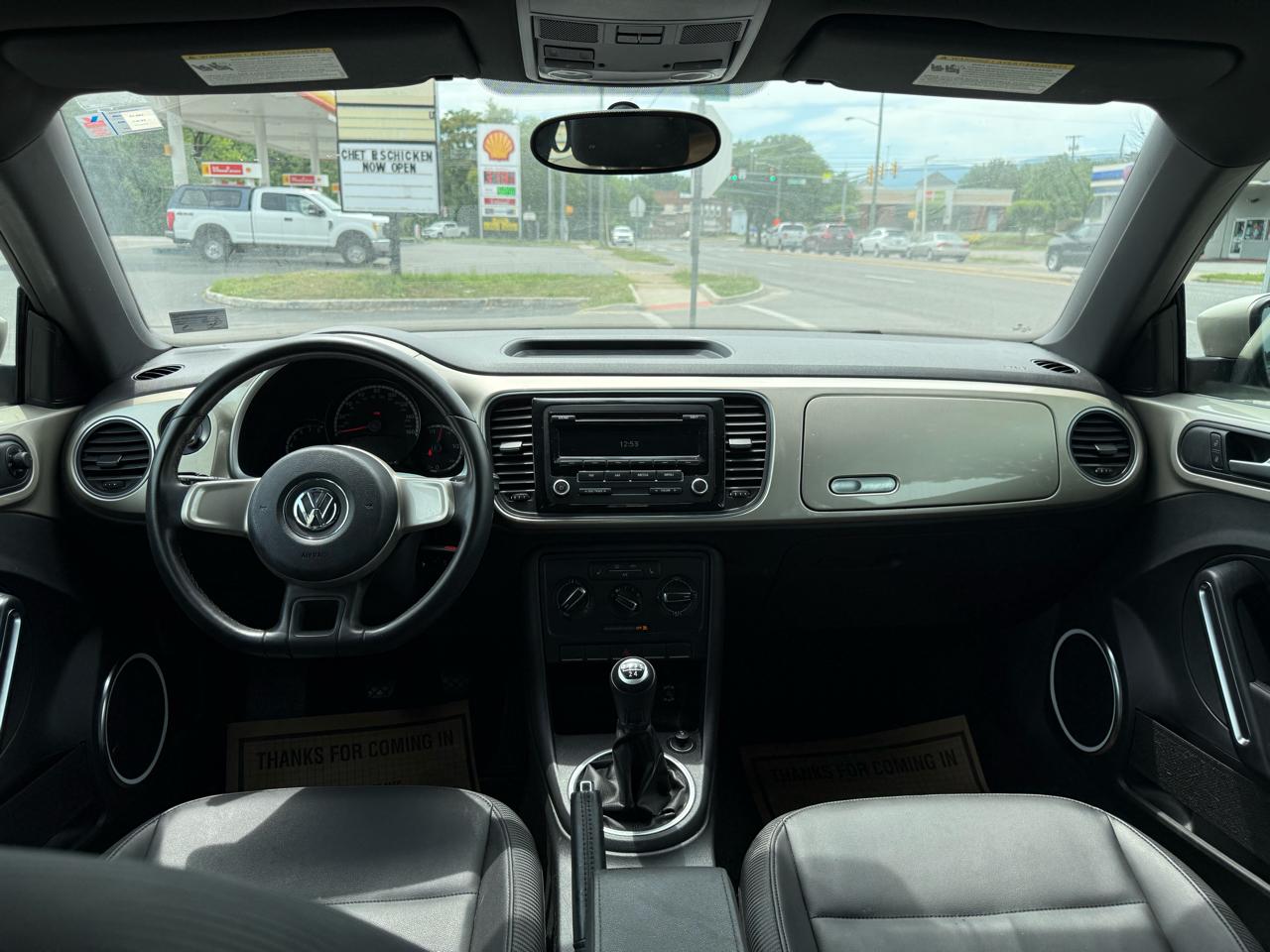 Volkswagen Beetle Coupe 2dr Man 2.5L Fender Edition PZEV 2013