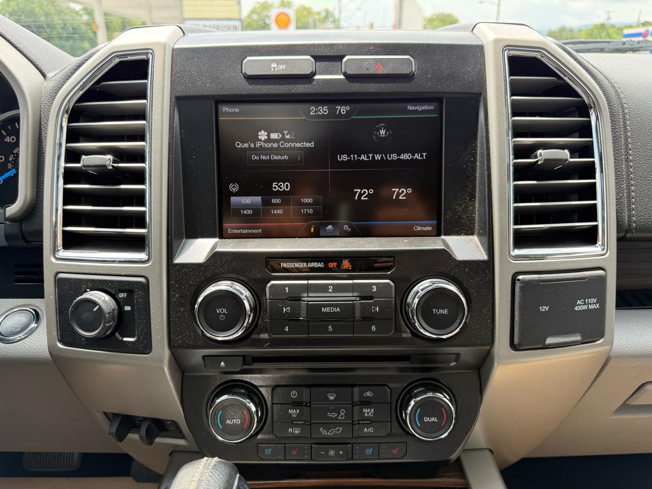 Ford F-150 SuperCrew Crew Cab 139" Lariat 2015
