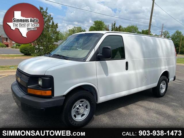 White 2014 Chevrolet Express Cargo 2500 RWD Van Rear-Wheel Drive