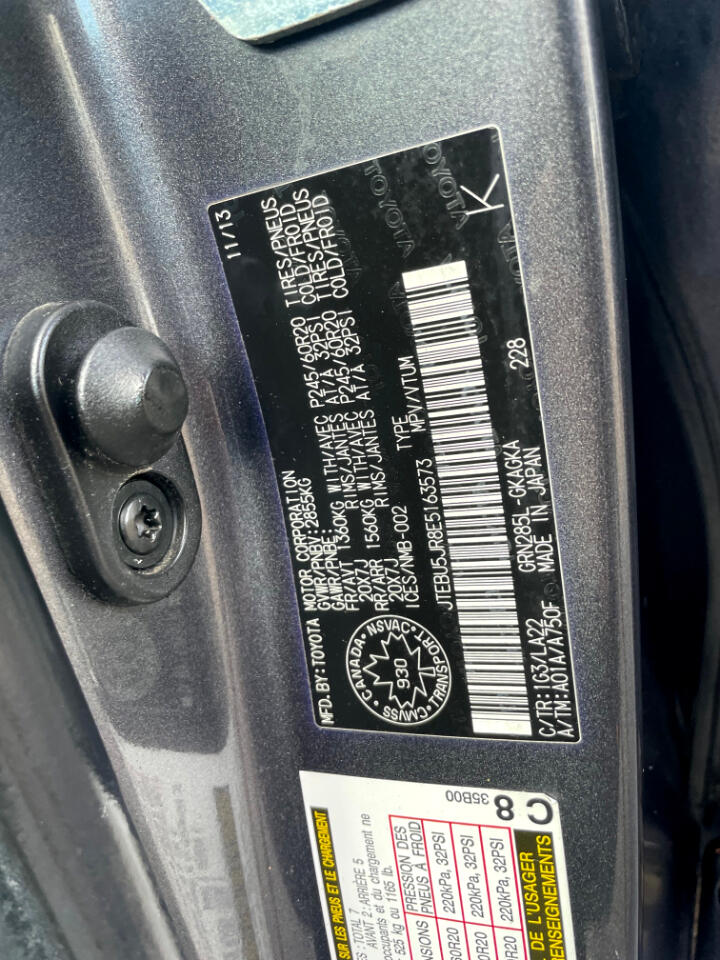 Toyota 4runner 4WD  2014