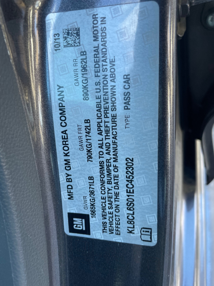 Chevrolet Spark EV  2014