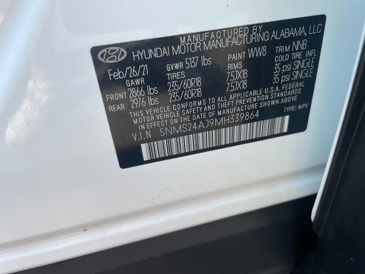 Hyundai Santa Fe  2021
