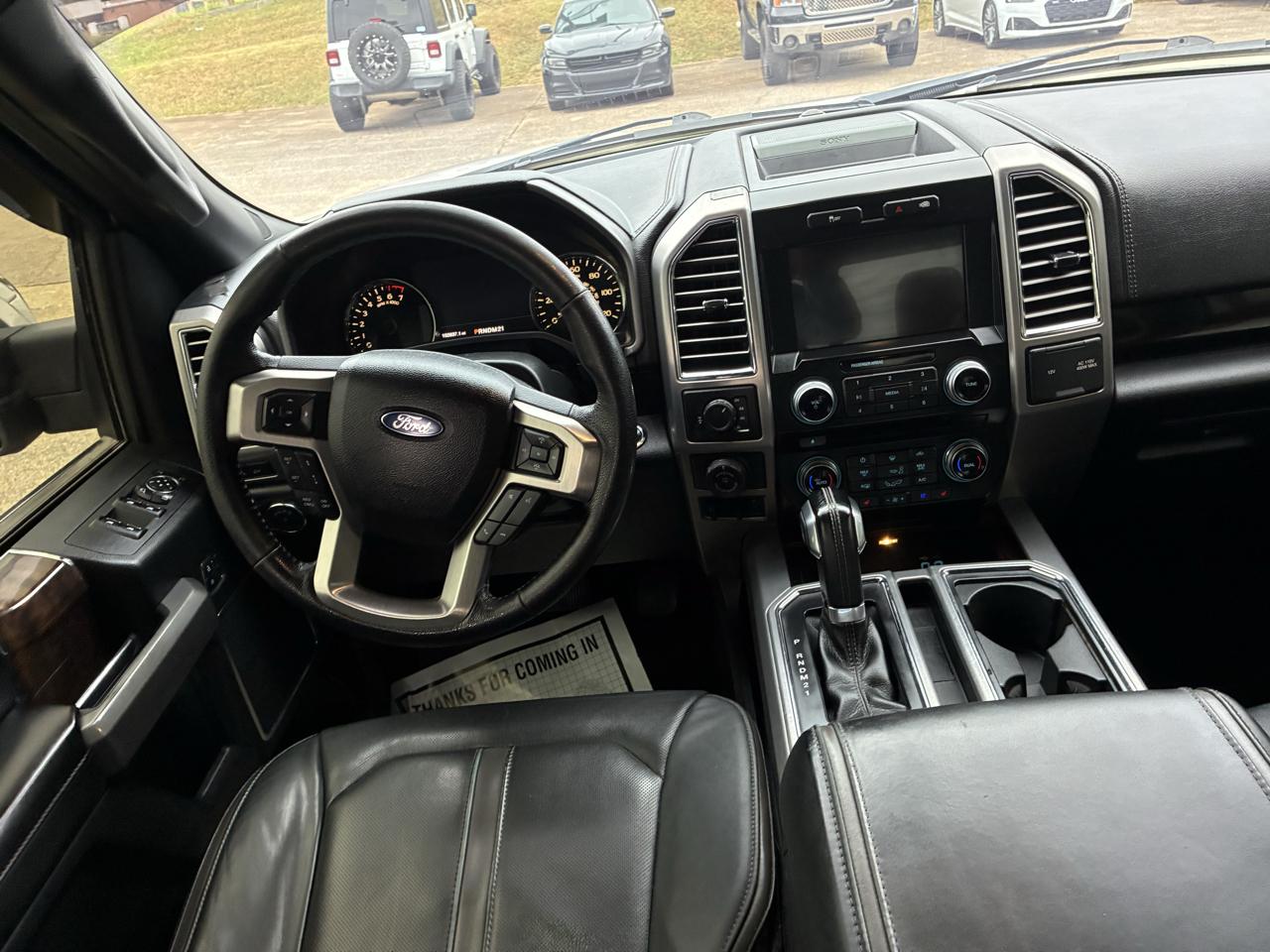 Ford F-150 4WD SuperCrew 145" Platinum 2016