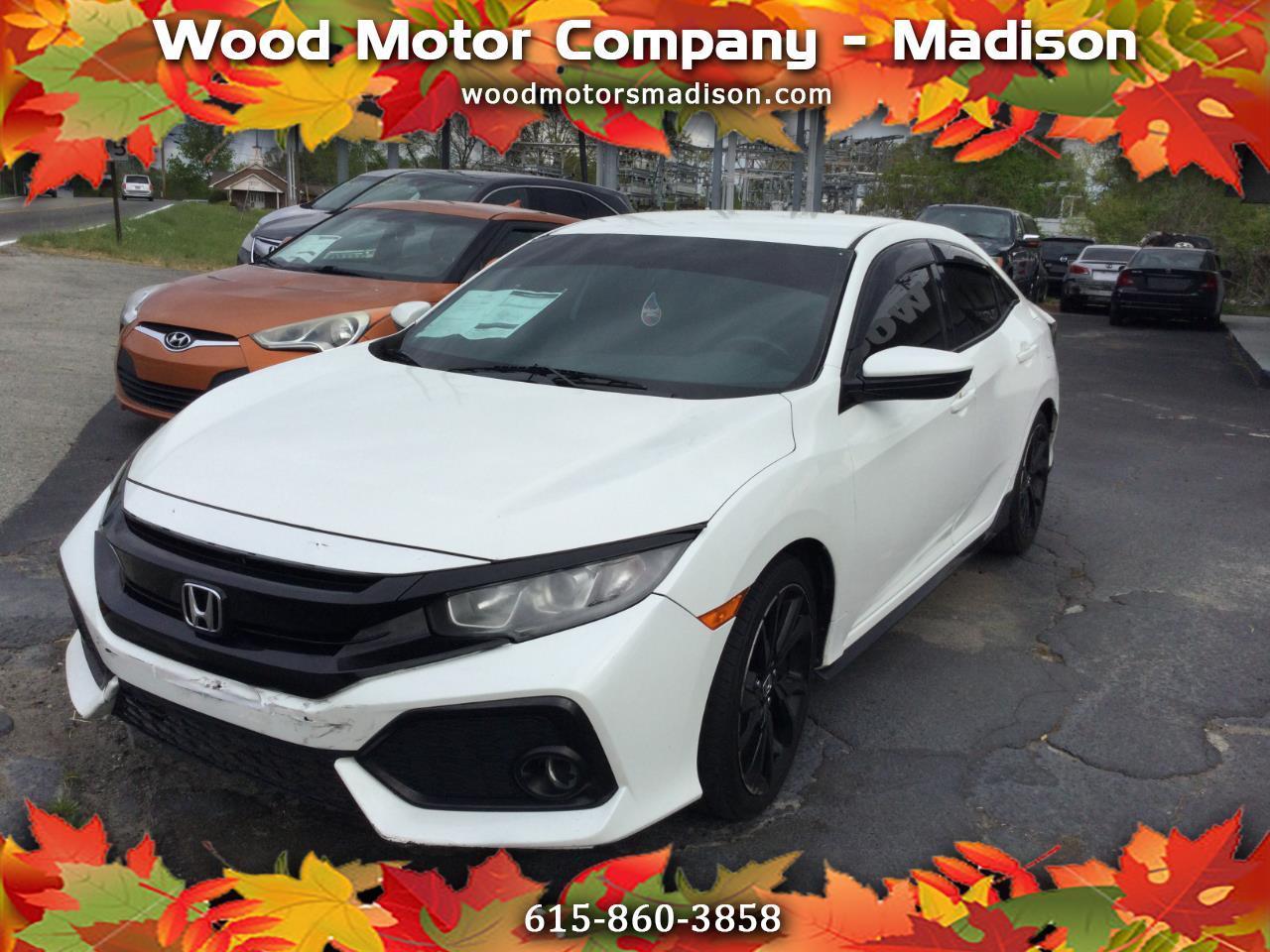 Honda Civic Hatchback Sport Manual 2018