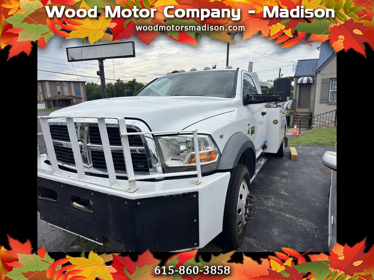 2011 RAM 5500 4WD Reg Cab 168" WB 84" CA SLT