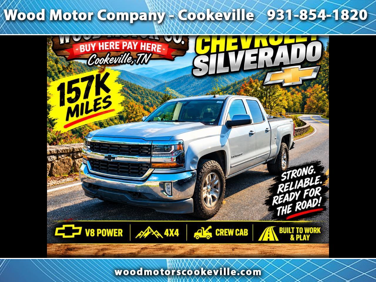 2016 Chevrolet Silverado 1500 4WD Double Cab 143.5" LT w/1LT
