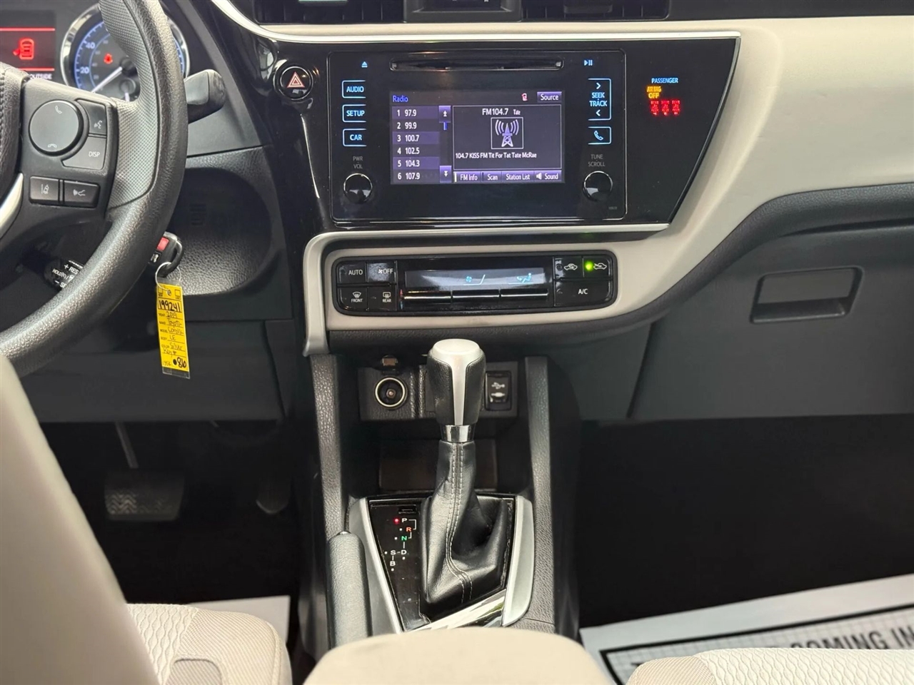 Toyota Corolla L CVT 2019