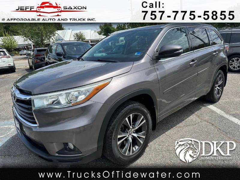 Toyota Highlander XLE AWD V6 2016