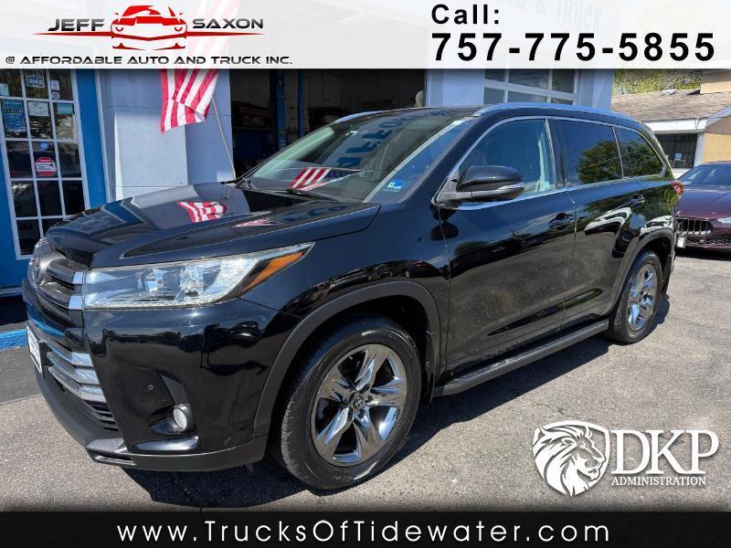 Toyota Highlander Limited Platinum AWD V6 2017